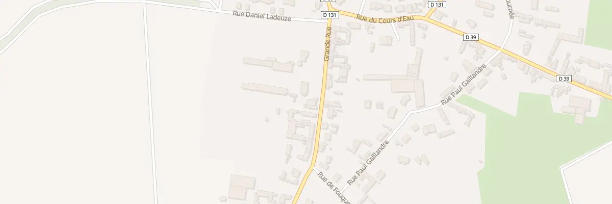 Plan du 12 Grande Rue à Méharicourt