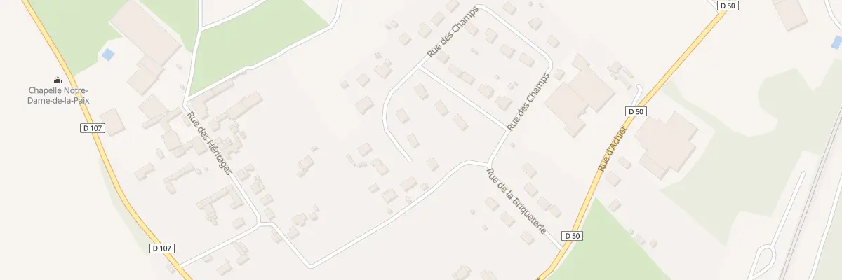 Plan du 11 Rue des Champs à Miraumont