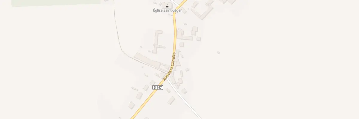 Plan du 9 Rue de la Carrière à Contalmaison