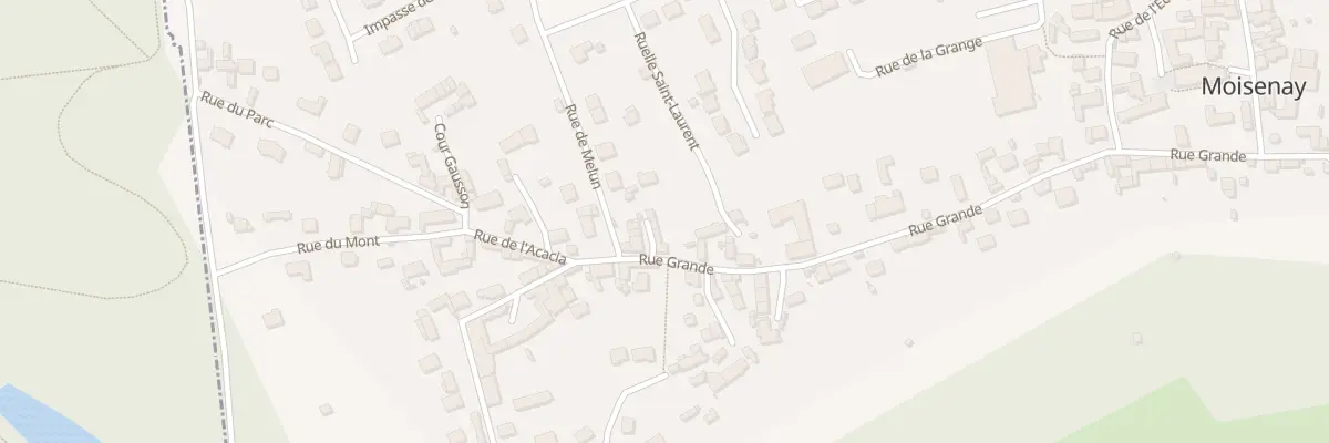 Plan du 57 Rue Grande à Moisenay