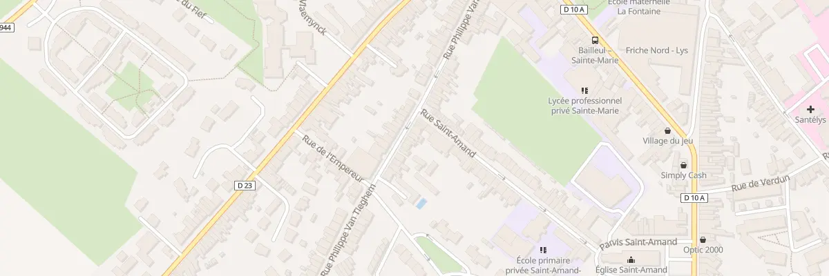 Plan du 51 Rue Philippe Van Tieghem à Bailleul