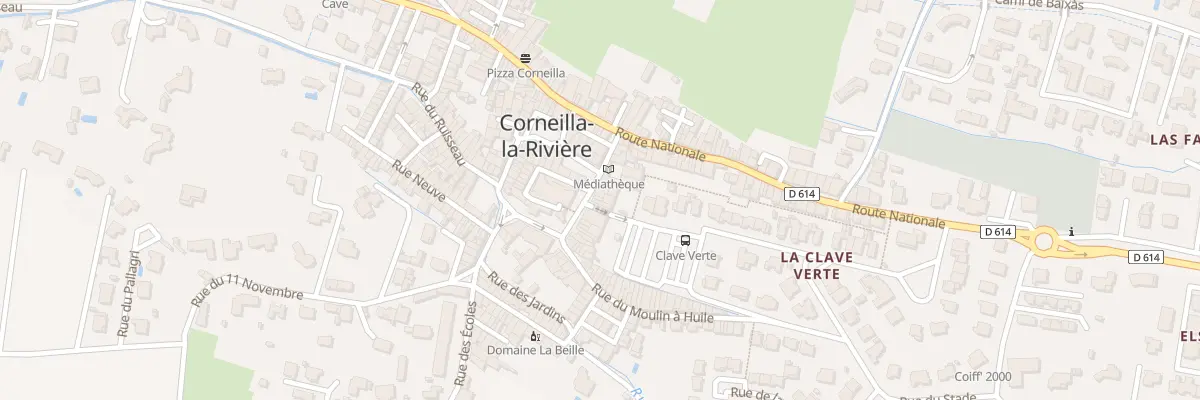 Plan du 20 Rue de l’Eglise à Corneilla-la-Rivière