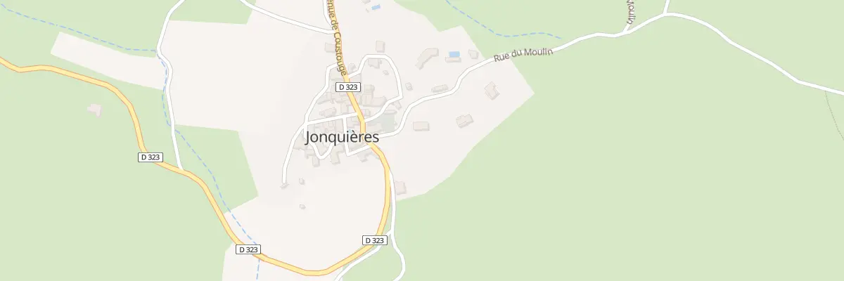 Plan de la Rue du Moulin à Jonquières