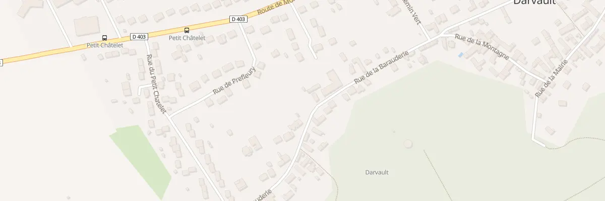 Plan du 28 Rue de la Barauderie à Darvault