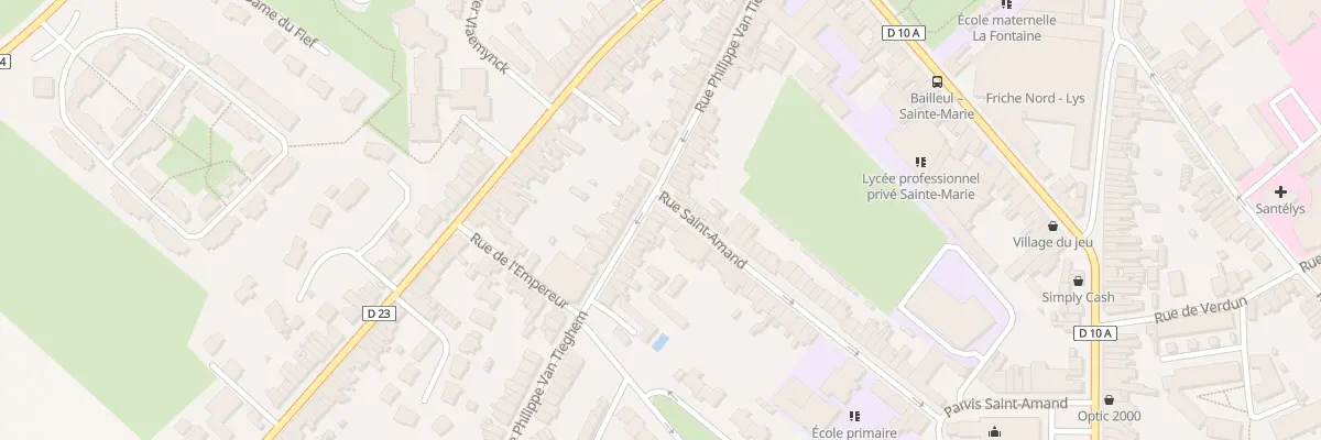Plan du 47 Rue Philippe Van Tieghem à Bailleul