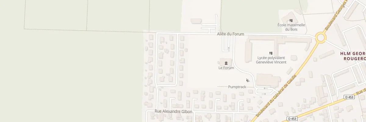 Plan du 26 Rue du Clos du Bois des Forges à Commentry