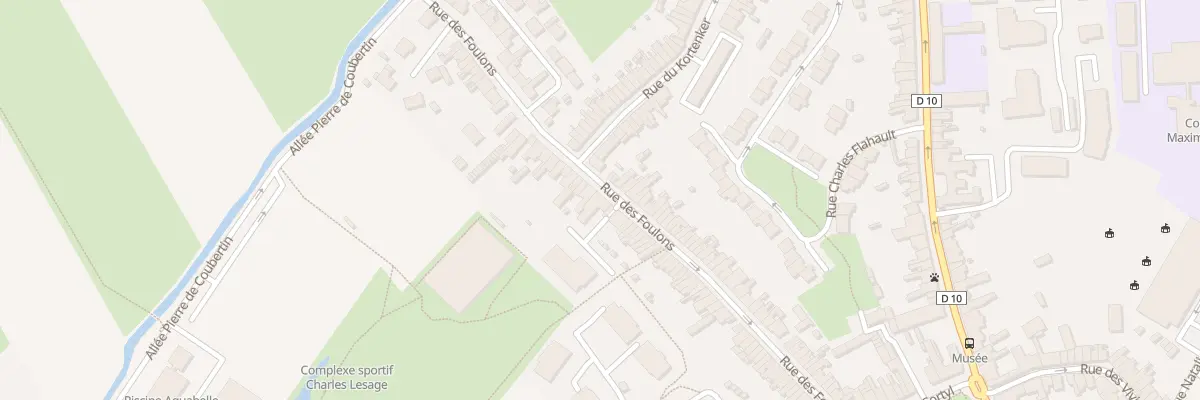 Plan du 95 Rue des Foulons à Bailleul