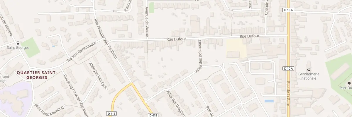 Plan du 53 Rue Dufour à Bailleul