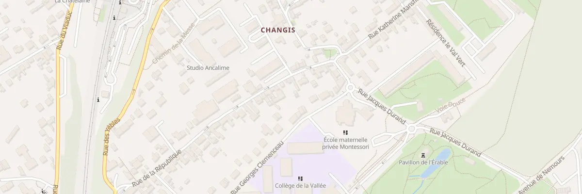 Plan du 68 Rue de la République à Avon