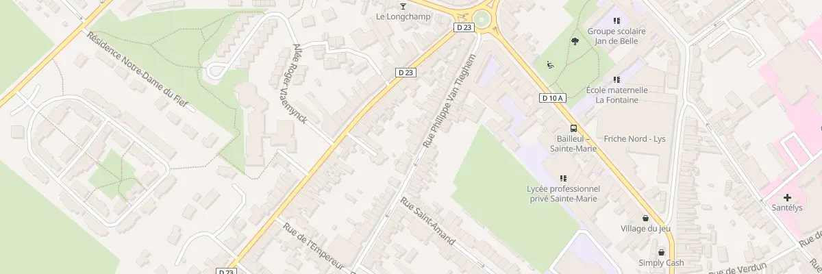 Plan du 42 Rue Philippe Van Tieghem à Bailleul