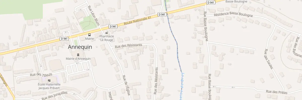 Plan du 12B Rue des Résistants à Annequin