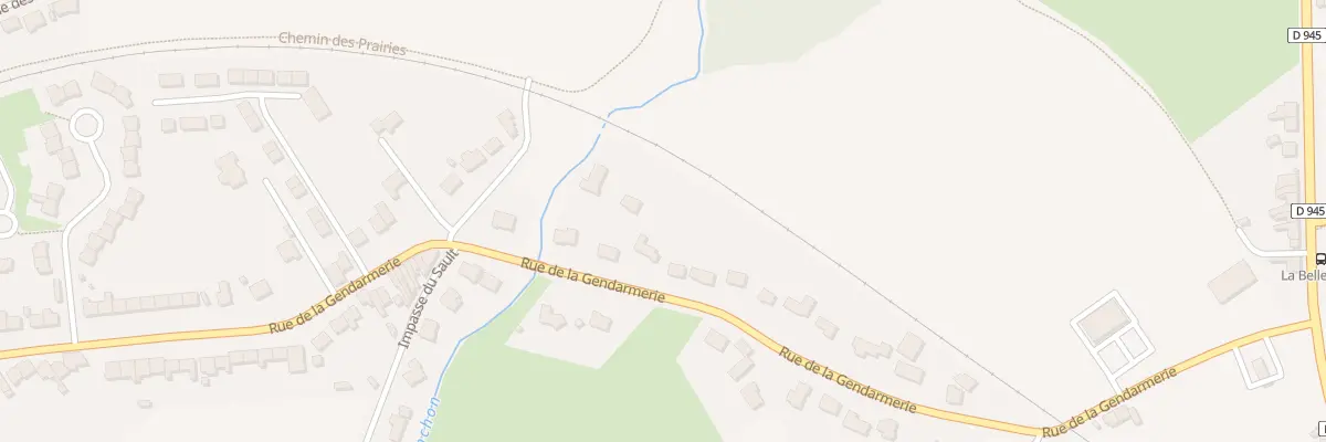 Plan du 155 Rue de la Gendarmerie à La Gorgue