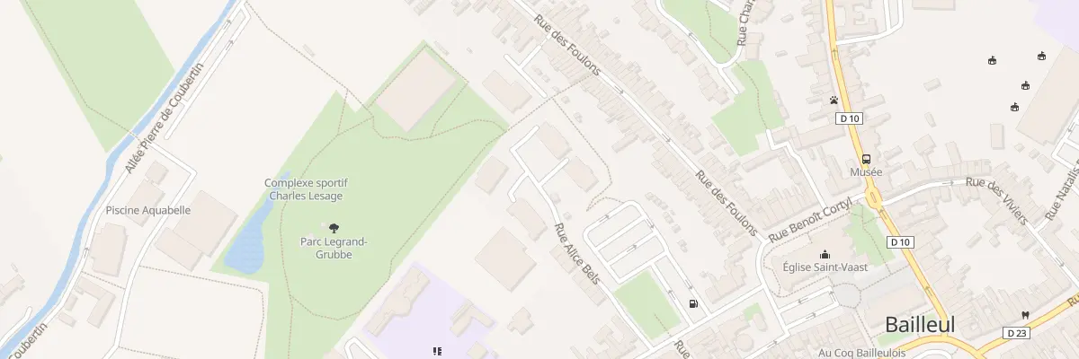 Plan du 15 Rue Alice Bels à Bailleul