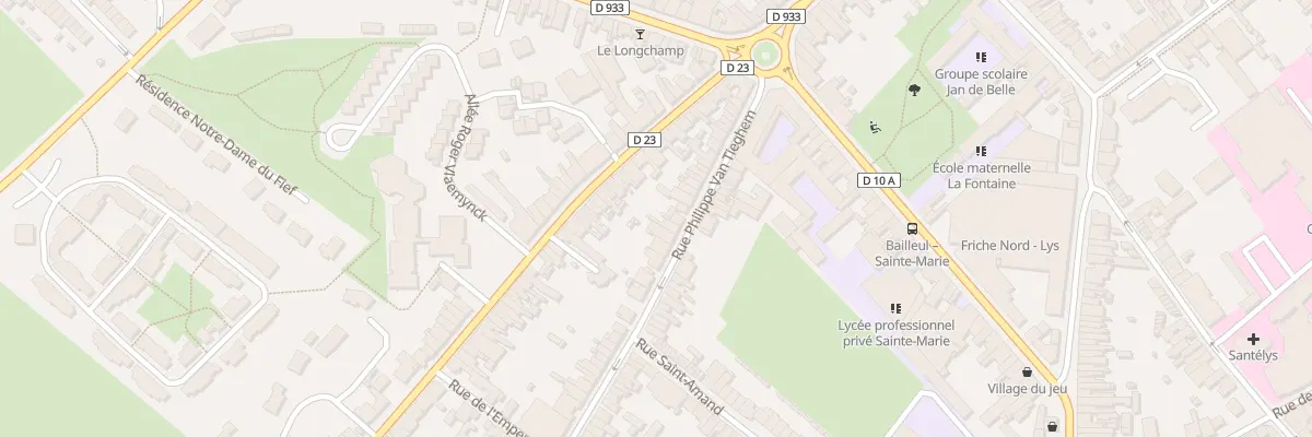 Plan du 38 Rue Philippe Van Tieghem à Bailleul