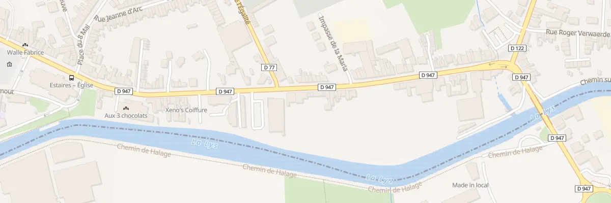Plan du 34 Rue de Lille à Estaires