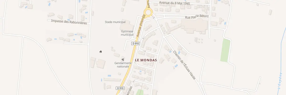 Plan du 4 Cite le Mondas à Olonzac