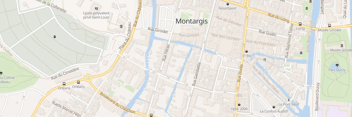 Plan du 11 Rue Périer à Montargis