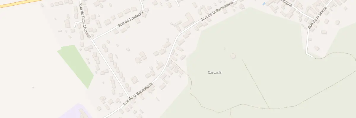 Plan du 29 Rue de la Barauderie à Darvault