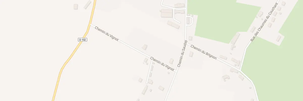 Plan du 2 Che du Vignot à Cornusse