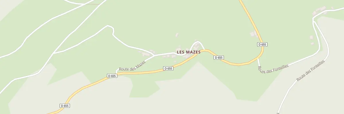Plan du 118 Les Mazes à Coubisou