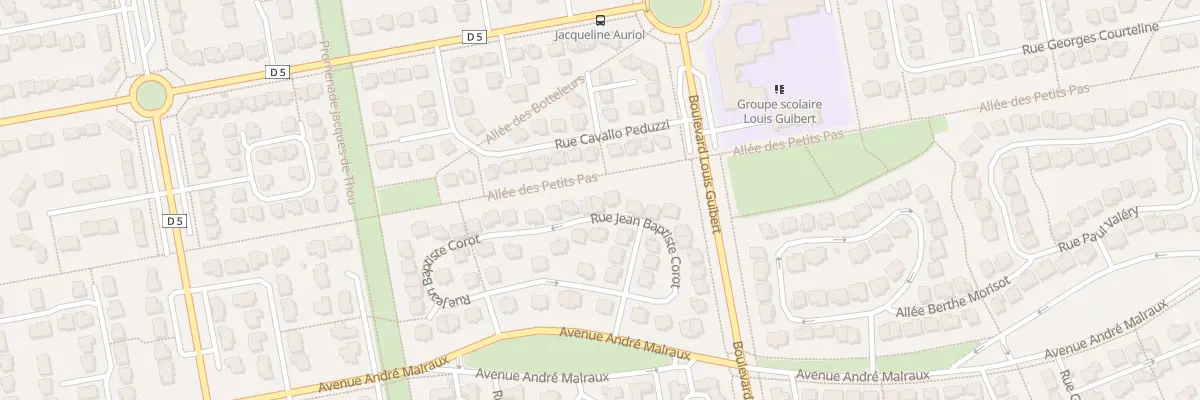 Plan du 29 Rue Jean Baptiste Corot à Bussy-Saint-Georges