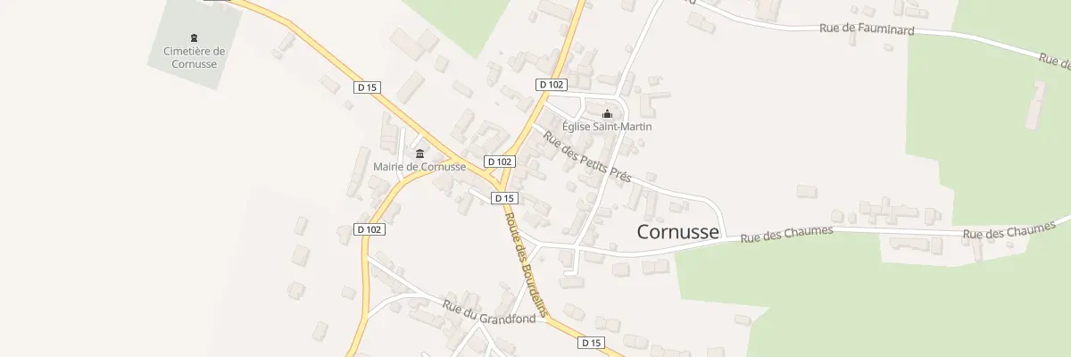 Plan du 4 Rte de Bengy à Cornusse