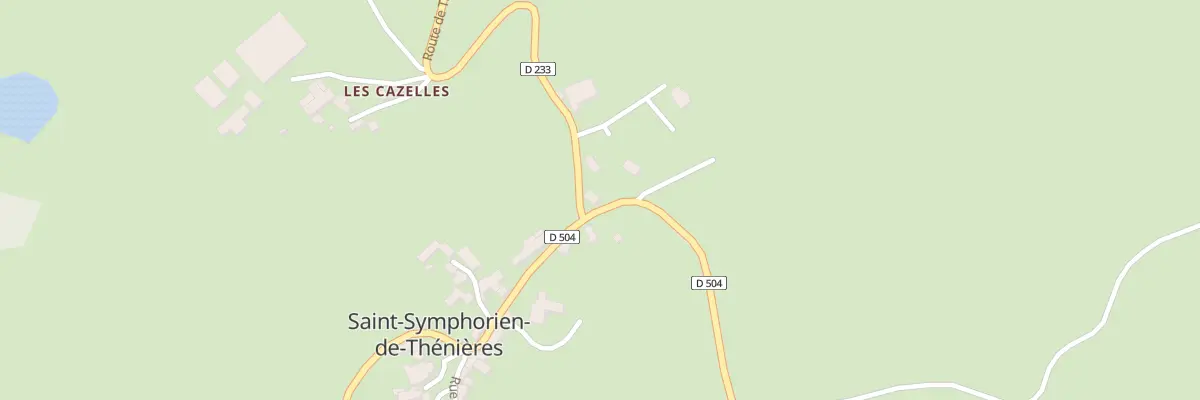 Plan du 5020 Saint Symphorien de Thenie à Saint-Symphorien-de-Thénières