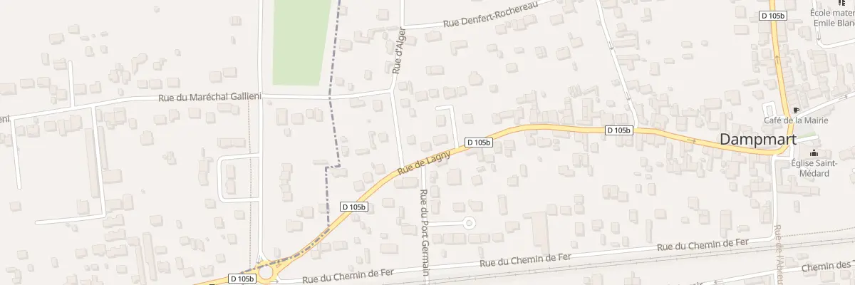 Plan du 80 Rue de Lagny à Dampmart