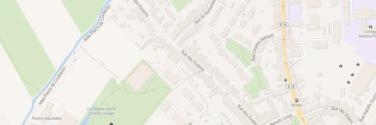 Plan du 93 Rue des Foulons à Bailleul