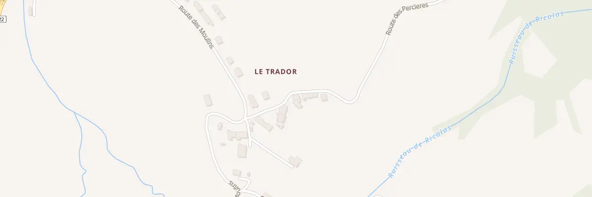 Plan du 5172 Le Trador à Laqueuille