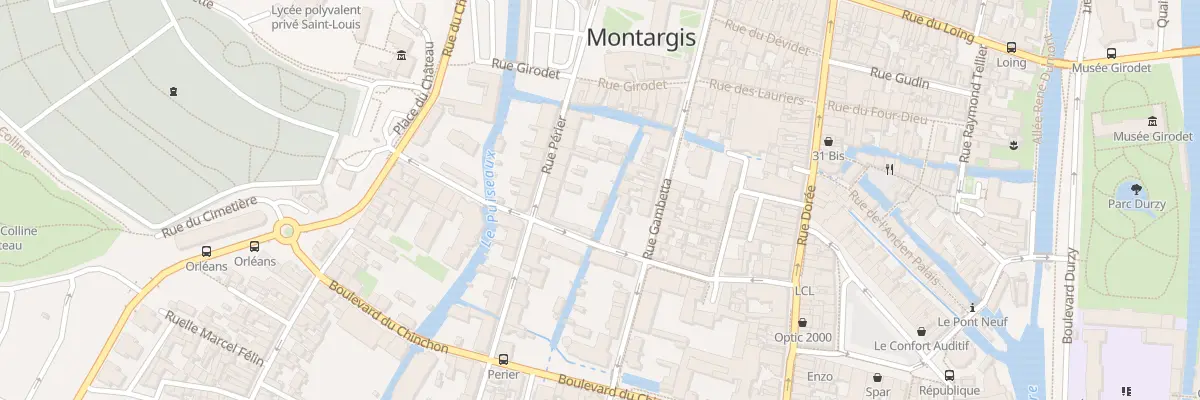 Plan du 15 Rue Périer à Montargis