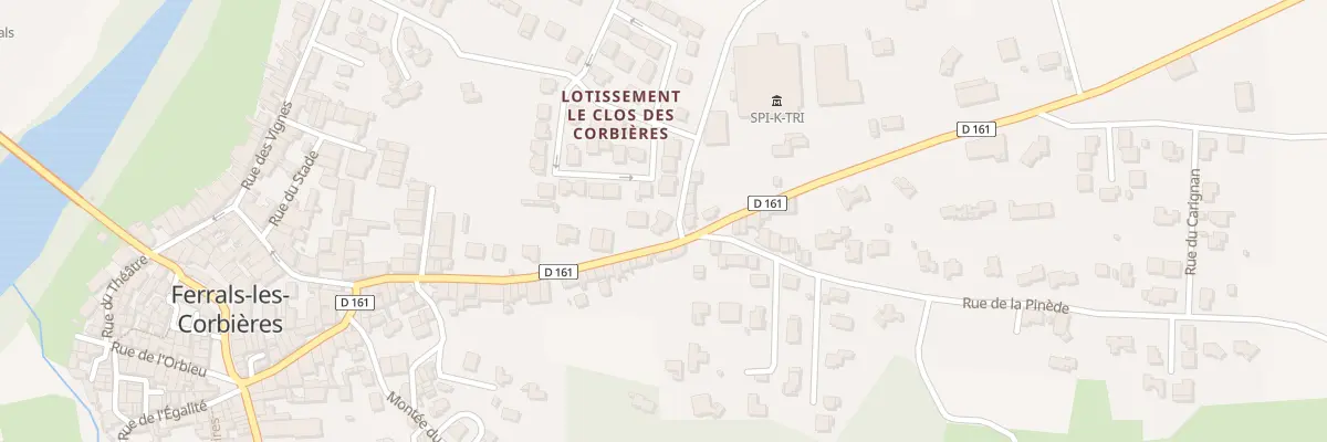 Plan du 21T Av des Vignerons à Ferrals-les-Corbières