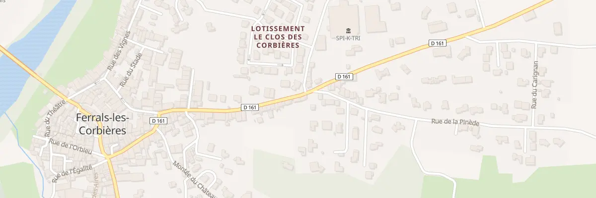 Plan du 34 Av des Vignerons à Ferrals-les-Corbières