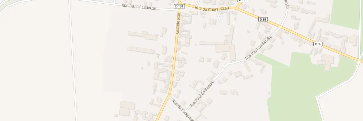 Plan du 19 Gr Grande Rue à Méharicourt