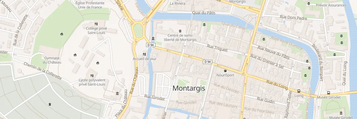 Plan du 2 Rue Périer à Montargis
