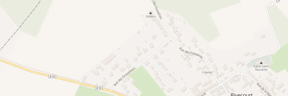 Plan du 6 Rue des Groseilliers à Rivecourt