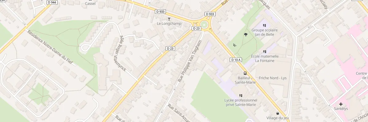 Plan du 28 Rue Philippe Van Tieghem à Bailleul