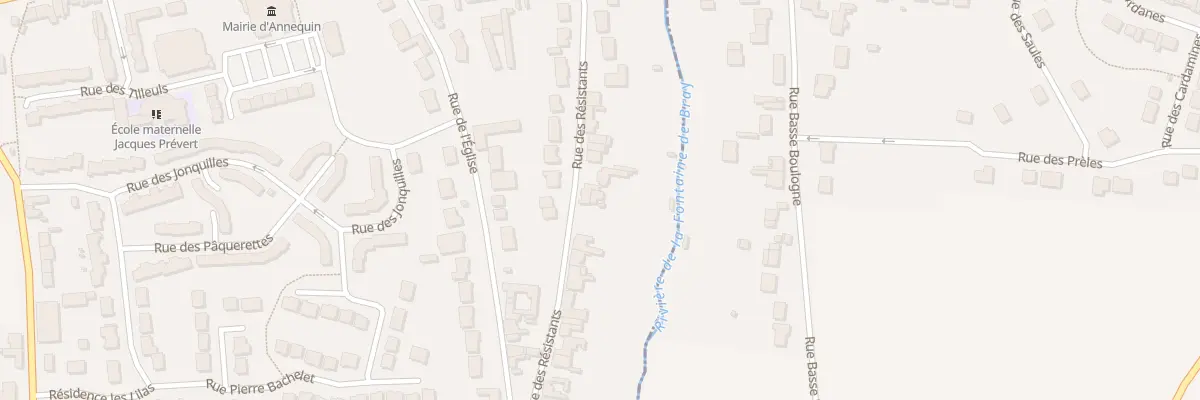 Plan du 41 Rue des Résistants à Annequin