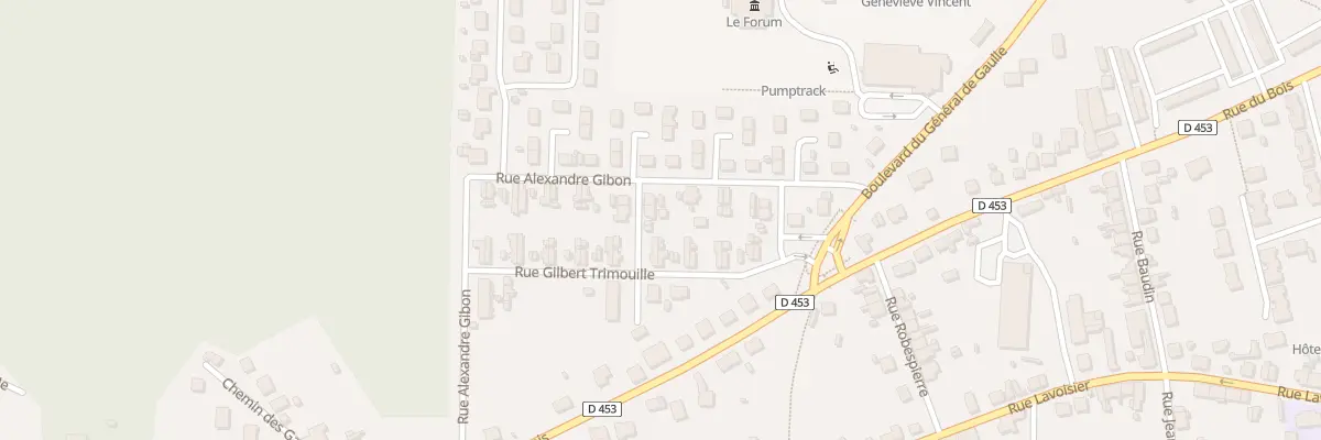 Plan du 3 Rue Yvonne Rozille à Commentry