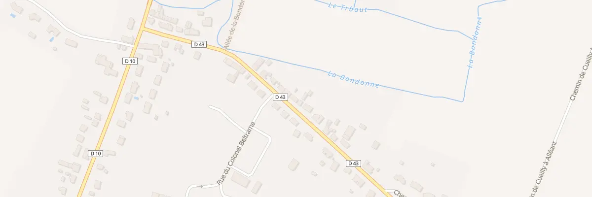 Plan du 22 Rue Jean Dubois à Baugy