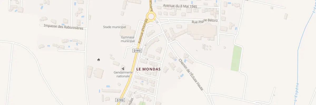 Plan du 11 Cite le Mondas à Olonzac