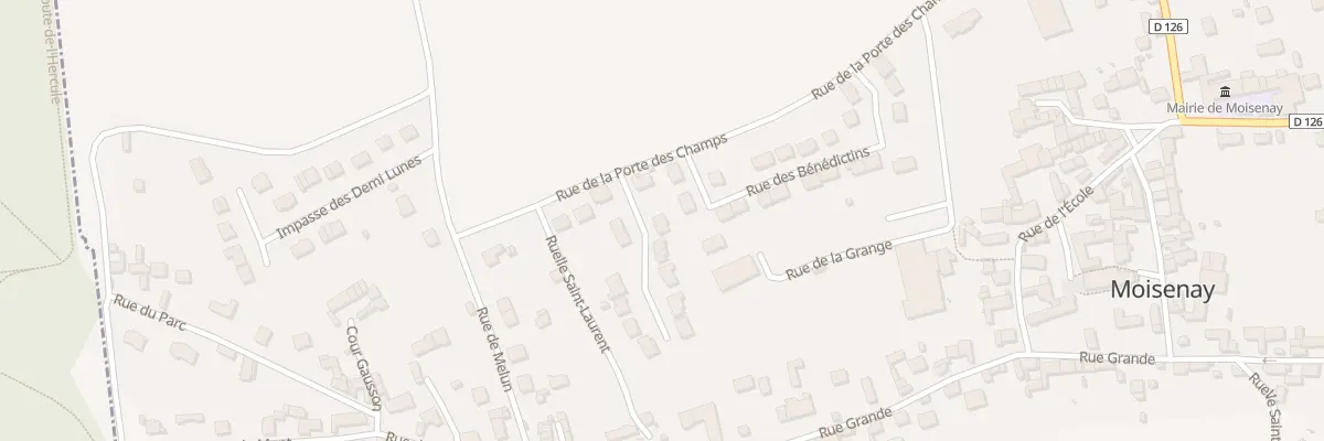 Plan du 3 Che de la Porte des Champs à Moisenay