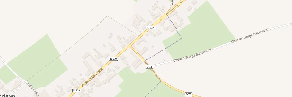 Plan du 9557F Rte de Contalmaison à Pozières