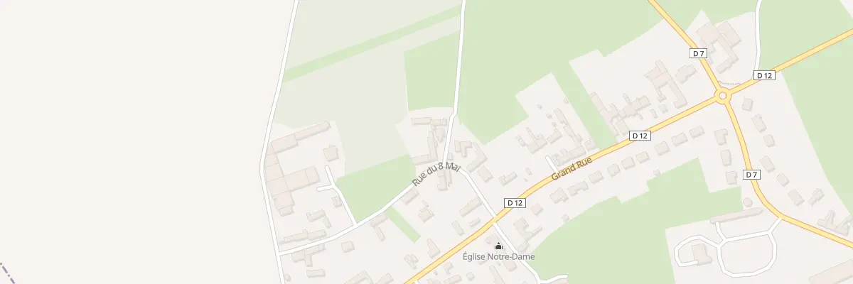 Plan du 6 Rue du Huit Mai à Ablainzevelle