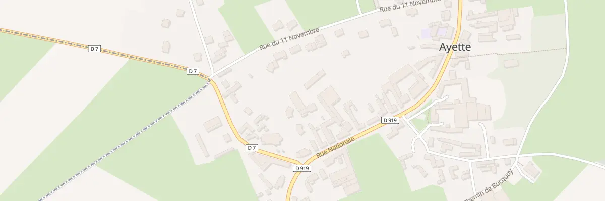 Plan du 54 Rue Nationale à Ayette