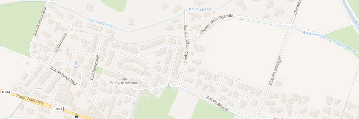Plan du 12 Rue Grenache à Corneilla-la-Rivière