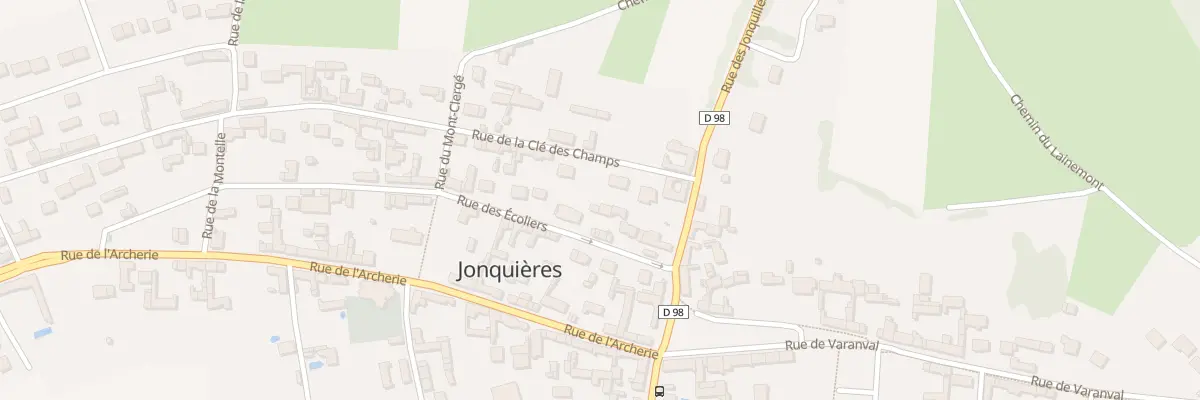 Plan du 10 Rue des Ecoliers à Jonquières