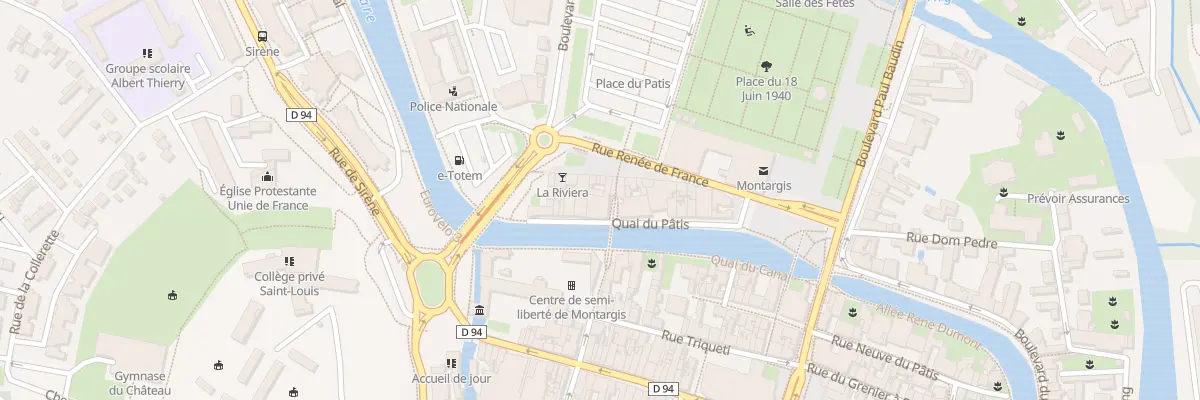 Plan du 37 Rue Renée de France à Montargis