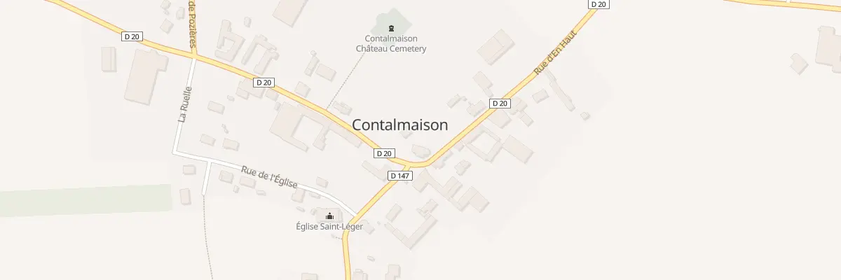 Plan du 2 Rue Vicaire à Contalmaison