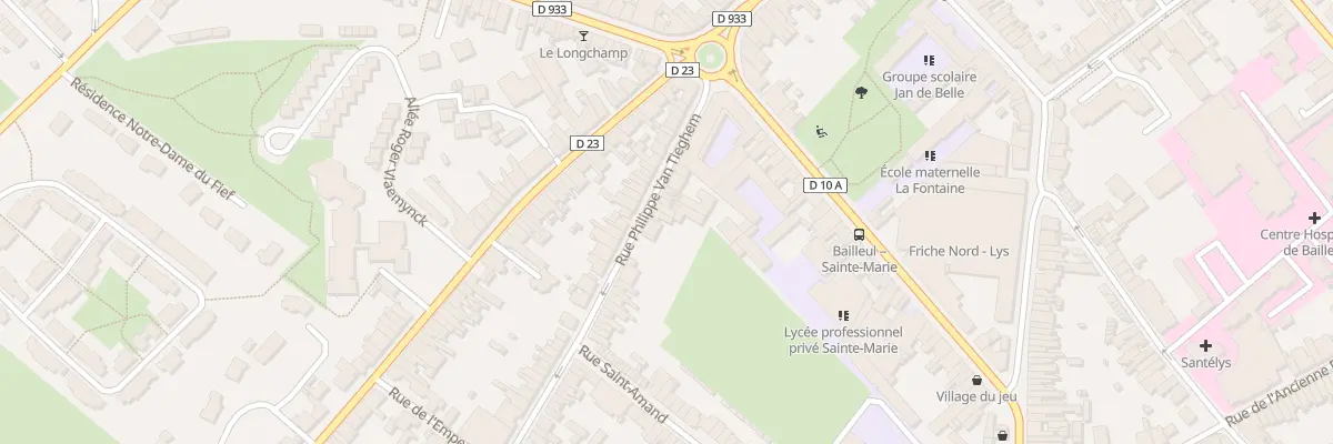 Plan du 13 Rue Philippe Van Tieghem à Bailleul